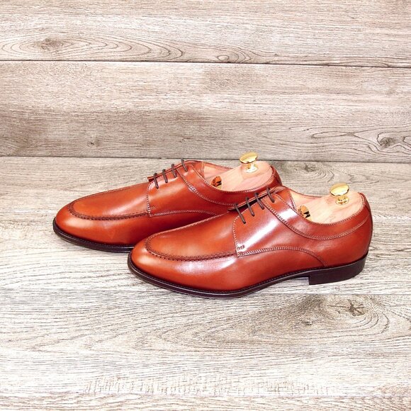 *NIB* $475 Nordstrom ZELLI Italia 9 M Verona Italian Derby Rust * add $15 Trees main image 7